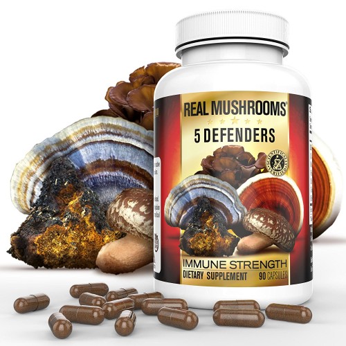 A mix of mushroom extracts to boost the body's immunity and give you strength