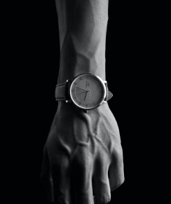 Hand wearing a watch